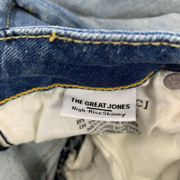 BlankNYC Great Jones High Rise Skinny Jeans 27 Blue Denim Casual - Picture 8 of 9